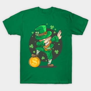 St. Patrick's Day Dabbing Leprechaun T-Shirt